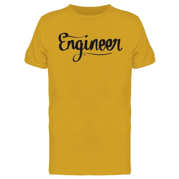 Engineer Design T-Shirt Men -Image by Shutterstock, Male x-Large