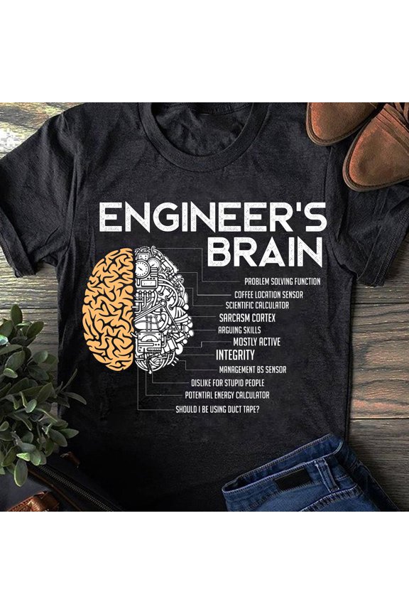 Engineer Engineers Brain Engineering Engineer T Shirt - Engineer T-shirtEngineering Tee Engineer GiftEngineer Graduation
