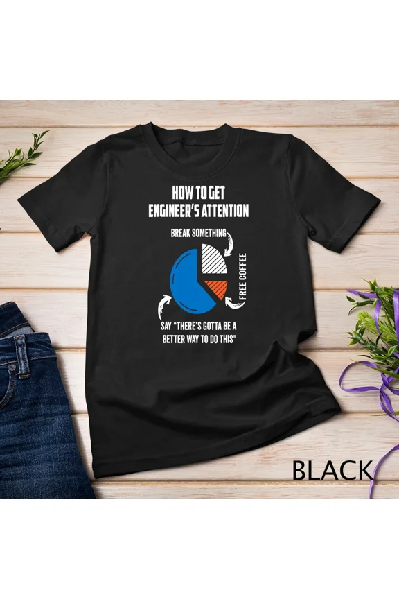 Engineer Funny Electrical Mechanical Civil Computer Gift Unisex T-Shirt, S-5XL