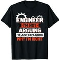 thumbnail image 1 of Engineer I'm Not Arguing Funny Engineering Gift T-Shirt, 1 of 4
