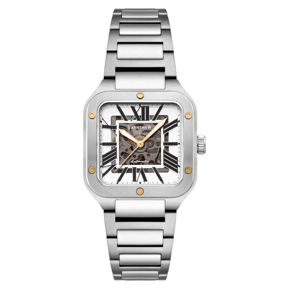 Engineer Lennox Skeleton Automatic Silver Brown