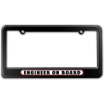 Engineer On Board License Plate Frame