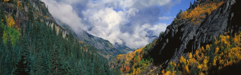 Engineer Pass Colorado Canvas Art - Panoramic Images (36 x 12)