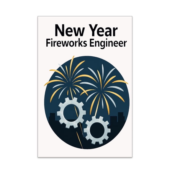 Engineer Poster - Gloss Paper Finish - Wall Decor for Office