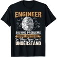 thumbnail image 1 of Engineer Solving Problems Funny Engineering Technical Brain T-Shirt, 1 of 4