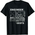 thumbnail image 1 of Engineer try to make things Idiot proof - Engineering design T-Shirt, 1 of 4