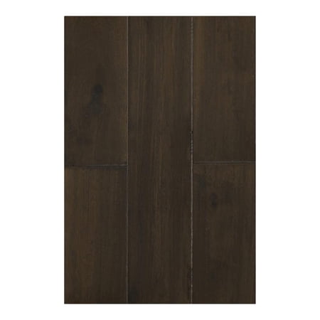 East West Furniture SP-7HH05 Sango Premier Engineered Wood Flooring - European Oak - 1/2 in x 7 in x Random Length Handscraped, 26.24 sqft/box, Shadow Grey