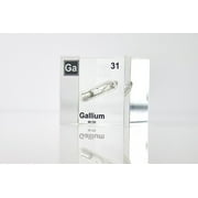 Engineered Labs Educational Gallium Element Cube Display Clear Acrylic USA