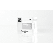 Engineered Labs Educational Tantalum Element Cube Display Clear Acrylic USA