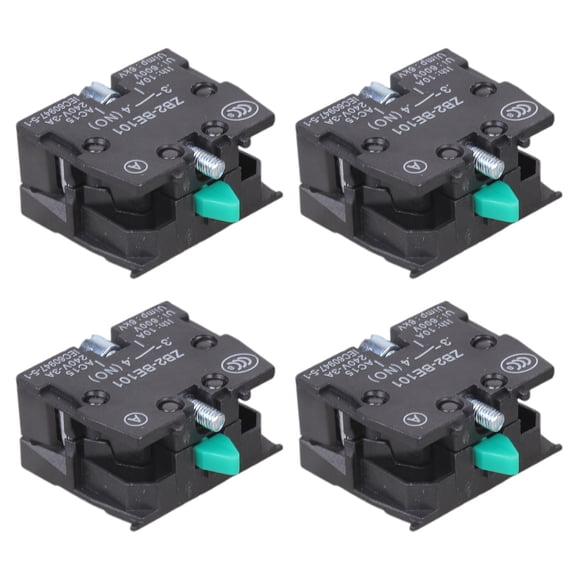 Engineered Pushbutton Switches 4 Pack Contact Point High Performances for Automation Systems and Builds Daily Use