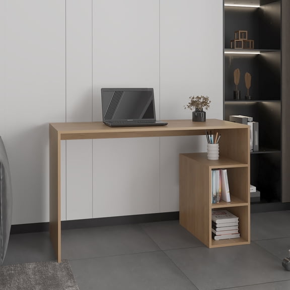 Engineered Wood Computer Desk In Pine, Meets Quality Standards, 30.06 In. Height, 20.76 Depth Made For Comfortable Working, Wood, W X H D