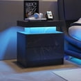 thumbnail image 1 of Engineered Wood Construction - Multi - function LED Lights - Game Room Sofa Side - Keep Items Tidy, 1 of 3
