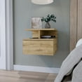 thumbnail image 1 of Engineered Wood Floating Nightstand / Bedroom Organization / Store All Your Essentials, 1 of 4