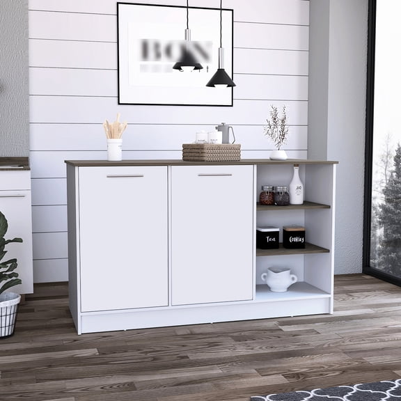 Engineered Wood Main - Store Food Containers - Kitchen Island Area - Reliable Kitchen Furniture