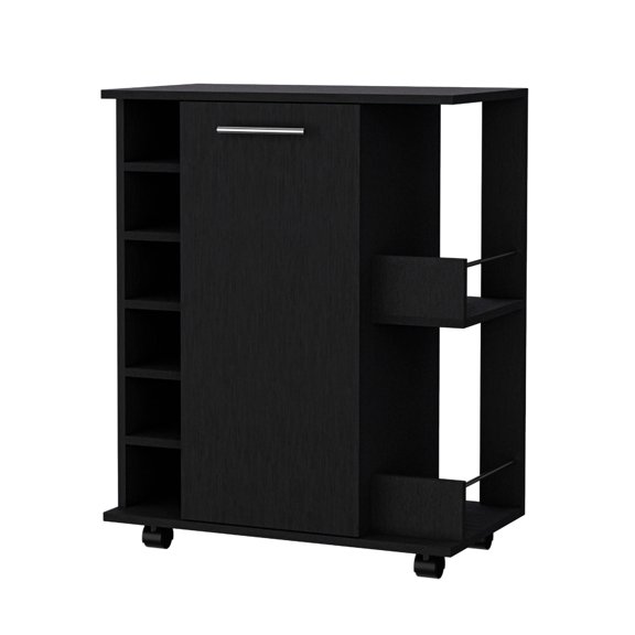 Engineered Wood Nightstand with 2 Drawers for Bedroom Storage and Easy Access to Nighttime Items