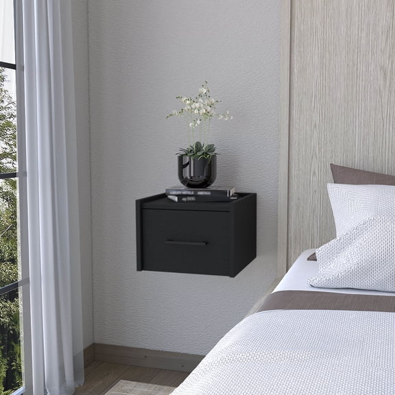 Engineered Wood Wall-Mounted - Drawer with Smooth Glide - Study Room - Keeps Books Organized