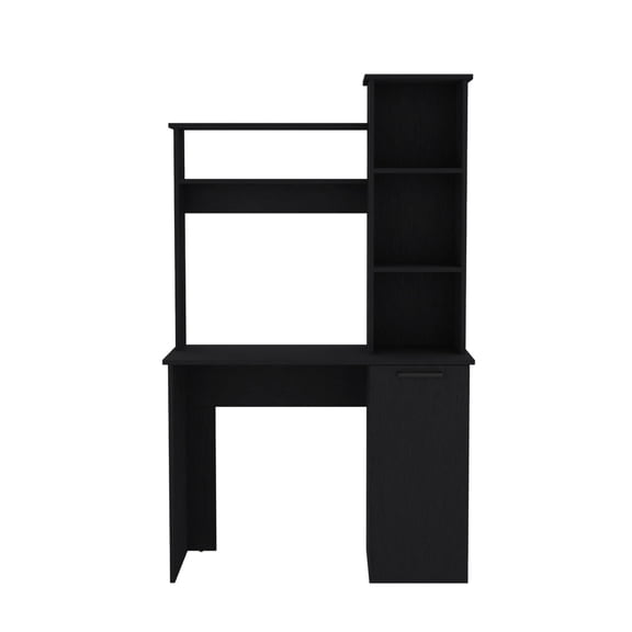 Engineered Wood and Black Finish | Personalized Aesthetics for Workspace | Add Charm to Your Office with This Desk
