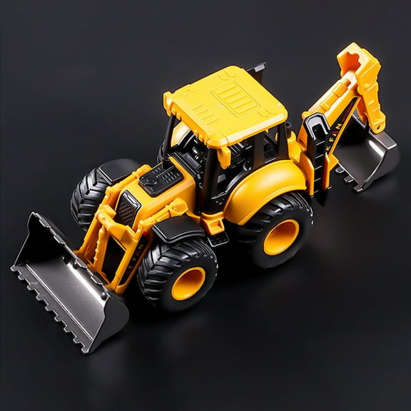 Engineering Car Toy, Simulation Construction Vehicle, Hand-Powered Plastic Kids Toy for Indoor Outdoor Play, Durable ABS Material, Educational Gift for Boys and Girls