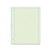 Engineering Computation Pads 5 sq/in Quadrille Rule, 8.5 x 11, Green Tint, 100 Sheets