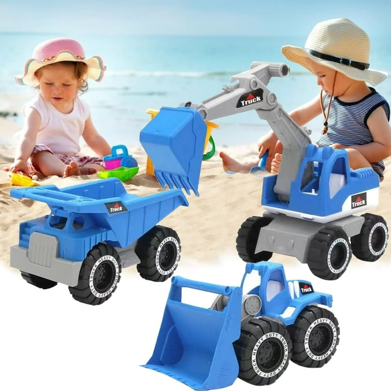 CEDQ Engineering Construction Vehicle Set, 3Pcs Sandbox Toy