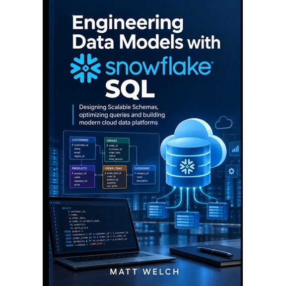 Engineering Data Models with Snowflake SQL: Designing Scalable Schemas, optimizing queries and building modern cloud dat, (Paperback)