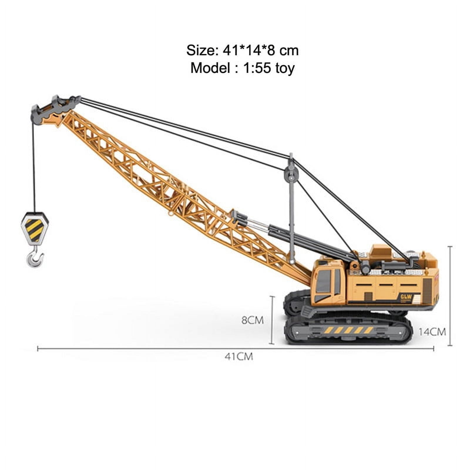 Engineering Diecast Tower Crane Forklift Bulldozer Excavator Vehicle ...
