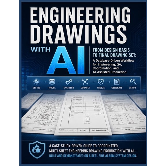 Engineering Drawings with AI: From Design Basis to Final Drawing Set: A Database-Driven Workflow for Engineering, QA, Co, (Paperback)