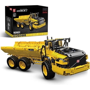 Engineering Dump Truck Building Block Kits, MOC Building Blocks Set to Build, Gift for Age 14+/Adult Collections Enthusiasts(1888 Pieces with Motor/APP Remote Control)