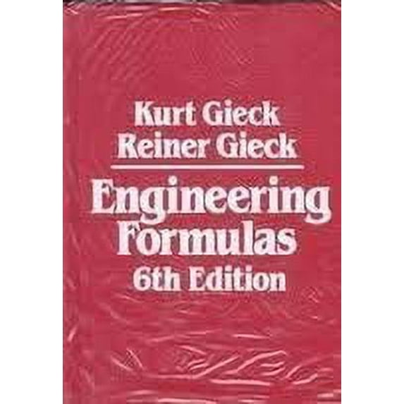 Pre-Owned Engineering formulas (Hardcover) 0070232318 9780070232310