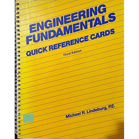 Pre-Owned Engineering Fundamentals: Quick Reference Cards Paperback