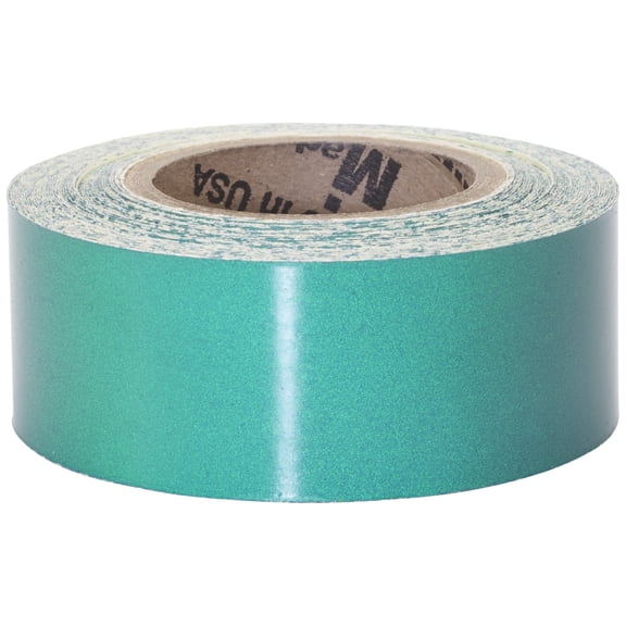 Engineering Grade Retro Reflective Adhesive Tape, 10 yds Length x 4 Width, Green