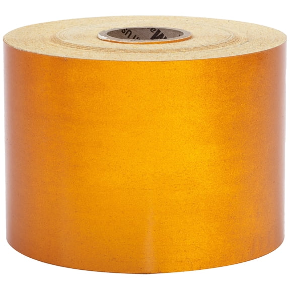 Engineering Grade Retro Reflective Adhesive Tape, 10 yds Length x 4 Width, Orange