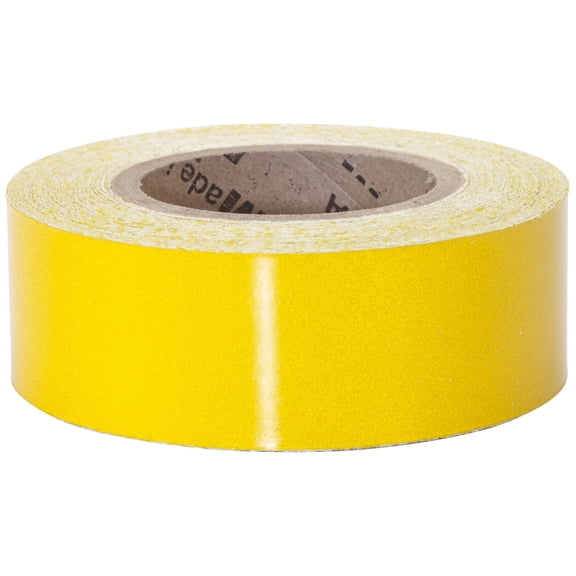 Mutual 17786 Engineering Grade Retro Reflective Adhesive Tape, 10 yds Length x 4" Width, Yellow