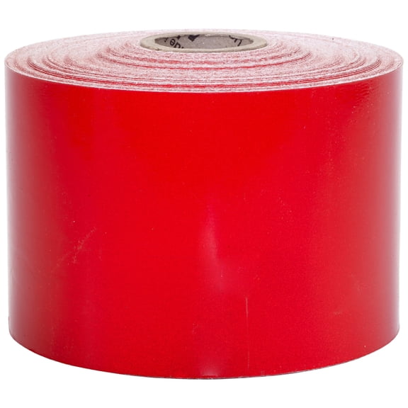 Engineering Grade Retro Reflective Adhesive Tape, 50 yds Length x 4 Width, Red