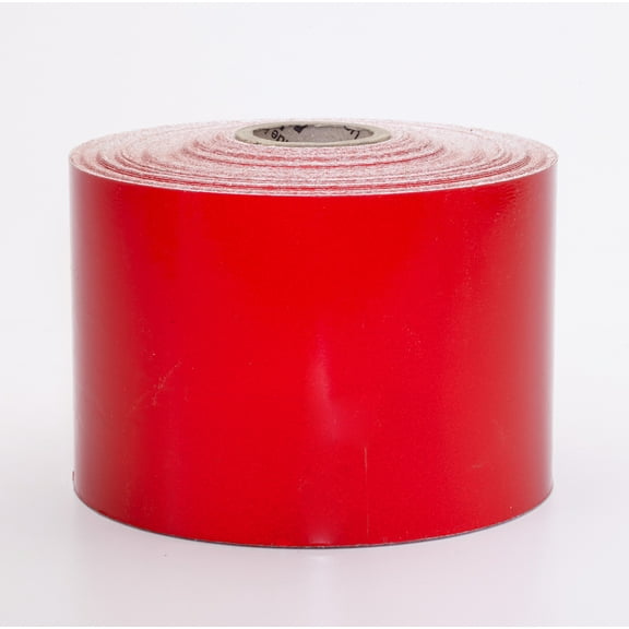 Engineering Grade Retro Reflective Adhesive Tape, 50 yds Length x 4 Width, Red