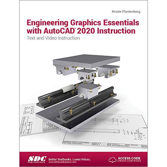 Pre-Owned Engineering Graphics Essentials with AutoCAD 2020 Instruction, 9781630572624, 1630572624, Paperback, 1 edition