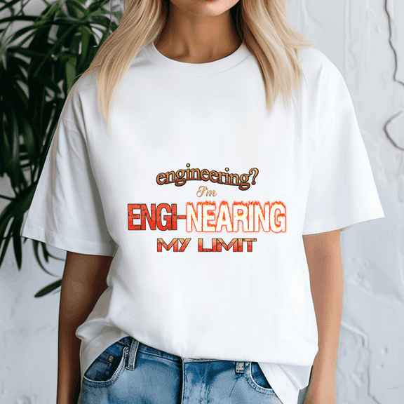 Engineering IM Engi Nearing My Limit Engineer Pun Shirt, Meme Tee, Trending Tshirt, Funny Friend , Quote
