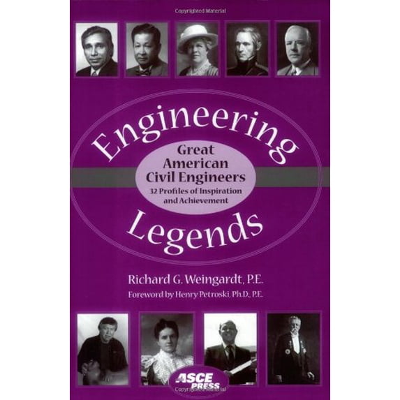 Pre-Owned Engineering Legends: Great American Civil Engineers (Paperback) 0784408017 9780784408018