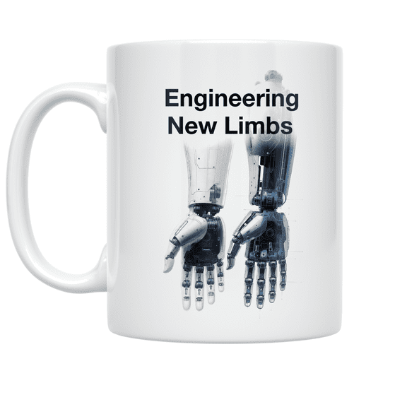 Engineering New Limbs - Science Enthusiast - 11 oz Ceramic Coffee Mug