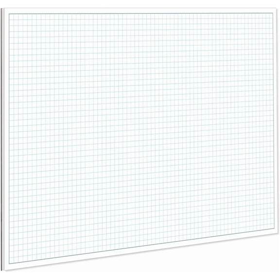 Engineering Graph Paper Pads, 11x17 Quadrille 25 Sheets/50 Pages Grid Paper for Drafting, Engineering, Blueprint Drawing, 4x4 Blue Quad Rule, 100gsm White Paper