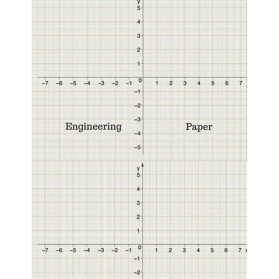 Engineering Paper: Quad Rule graph paper,8.5 x 11 (5x5 graph paper) 100 pages, (Paperback)