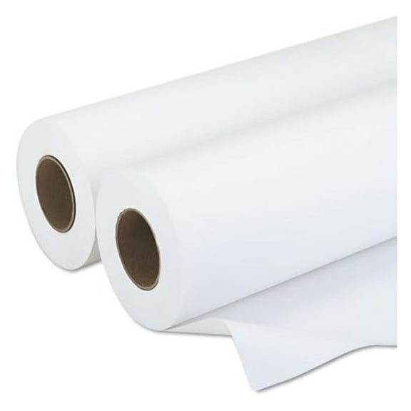 Engineering Plotter Paper 30x500ft #20 - 2 Rolls Wide Format Printer Paper for CAD Drawings, Blueprints, Archival Quality, Durable Plotting