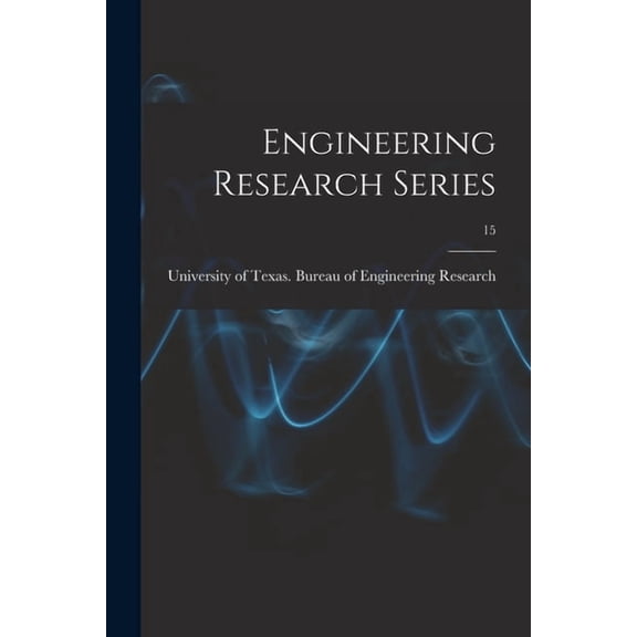 Engineering Research Series; 15 (Paperback)