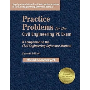 Pre-Owned Engineering Review Series: Practice Problems for the Civil Engineering PE Exam : A Companion to the Civil Engineering Reference Manual (Edition 7) (Paperback)