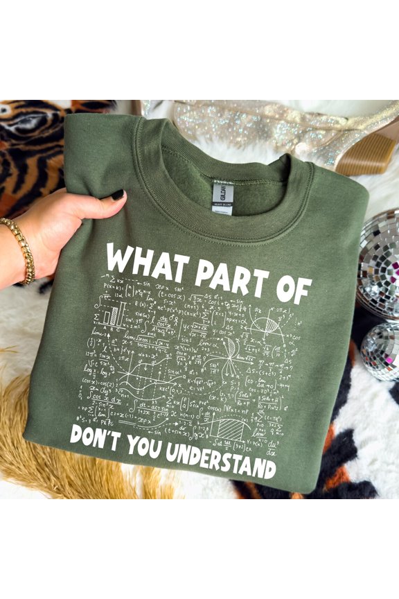 Engineering Student Crewneck Mathematics STEM Nerd University Top Gift Sweatshirt