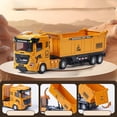 thumbnail image 1 of Engineering Vehicle Toy, Construction Vehicle Toy, Boys Inertial Alloy Excavator Crane Bulldozer Toy with Movable Structure and Sliding Function, Durable ABS Alloy for Early Learning and Play, 1 of 6