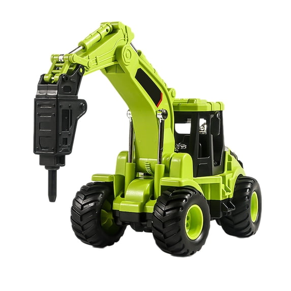 Engineering Vehicle Toy with Inertial Simulation Drilling Rig, Realistic Construction Model Car for Kids Educational Role Play and Gift Ideas