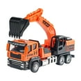 thumbnail image 1 of Engineering Vehicle Toys for Boys, Construction Vehicle Models, Alloy Excavator Concrete Tanker Truck Cranes Bulldozer Toys for Kids Ages 3-6, Durable Portable Educational Gift Set, 1 of 7