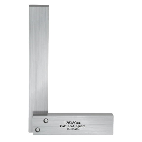 Engineers Grade Carbon Steel Square Tool Featuring 90 Degree Calibration Upgrades for Technical Drawing & Project