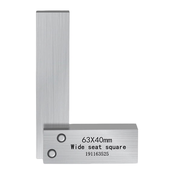 Engineers Grade Carbon Steel Square Tool Featuring 90 Degree Calibration Upgrades for Technical Drawing & Project